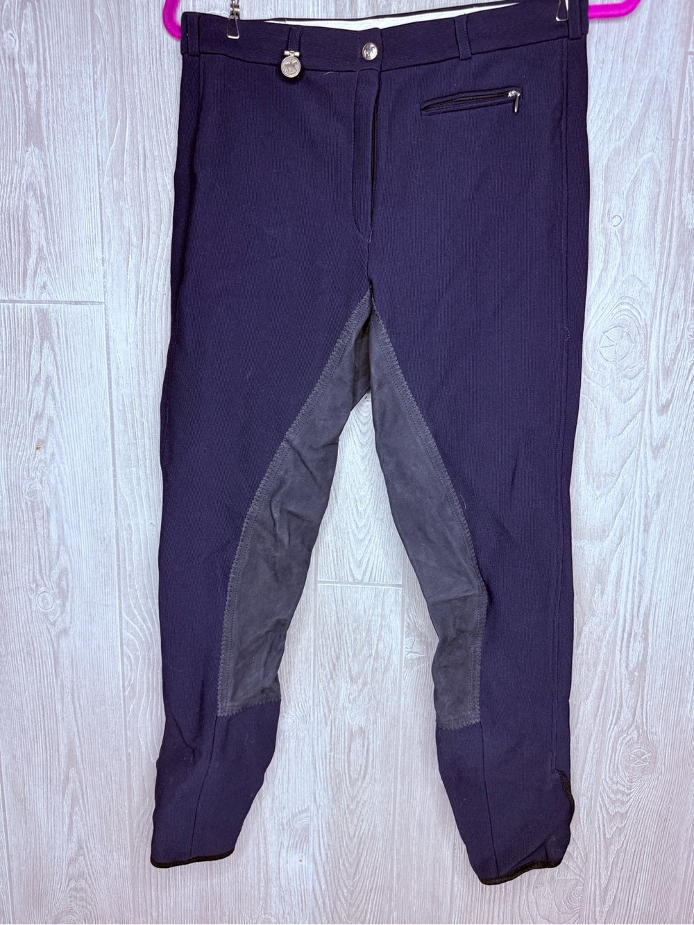 Pikeur Riding Pants Womens 30 Blue Skinny Equestrian Britches Horses leggings